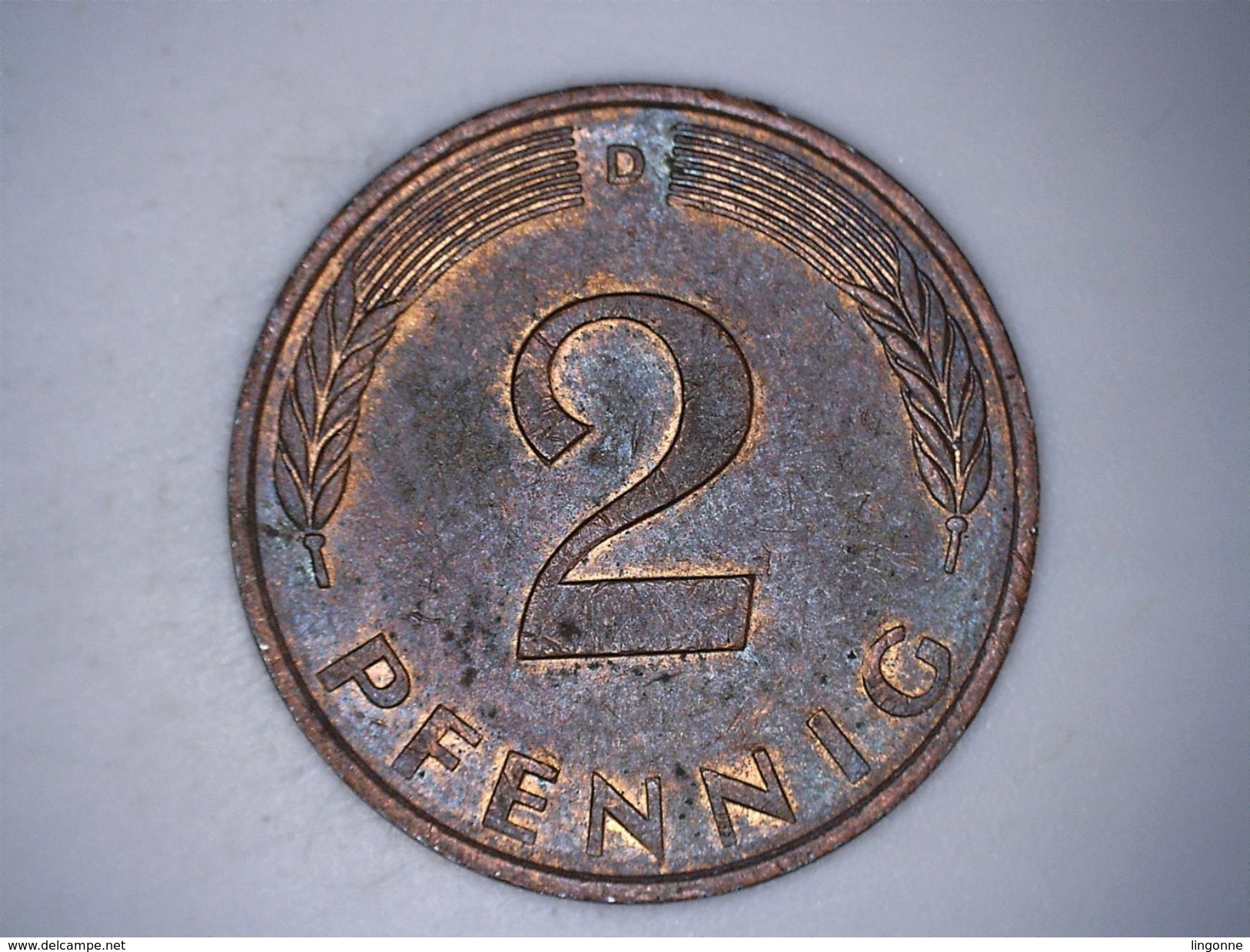 ALLEMAGNE 2 PFENNIG 1978 D - 2 Pfennig