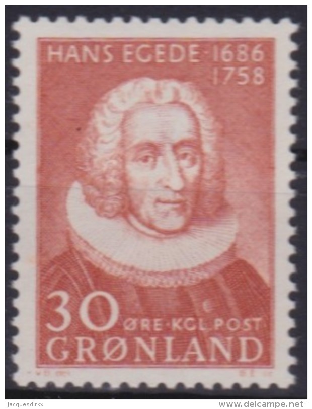 Groenland     .    Yvert   .    32    .     **  .   Postfris   .   /   .  MNH - Ongebruikt