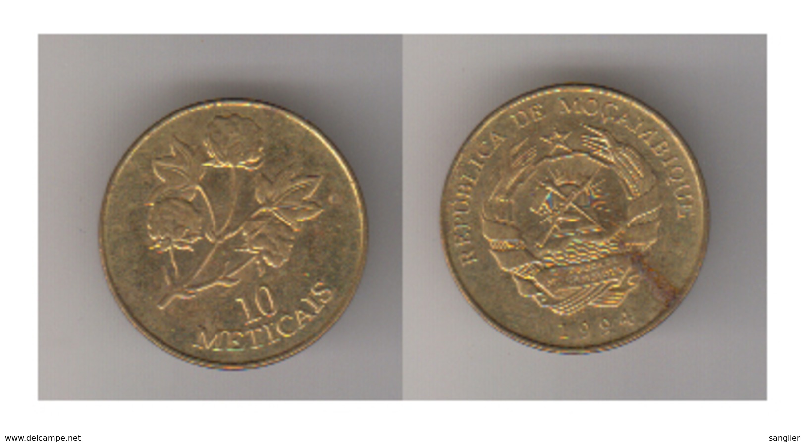 MOZAMBIQUE - 10 METICAIS 1994 - Mozambique