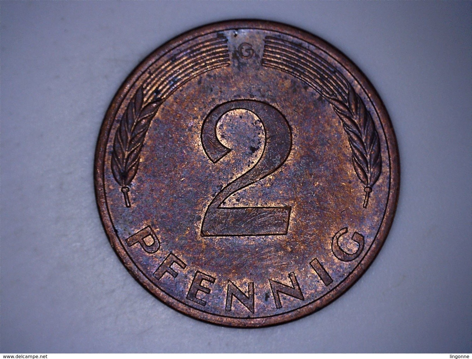 ALLEMAGNE 2 PFENNIG 1978 G - 2 Pfennig