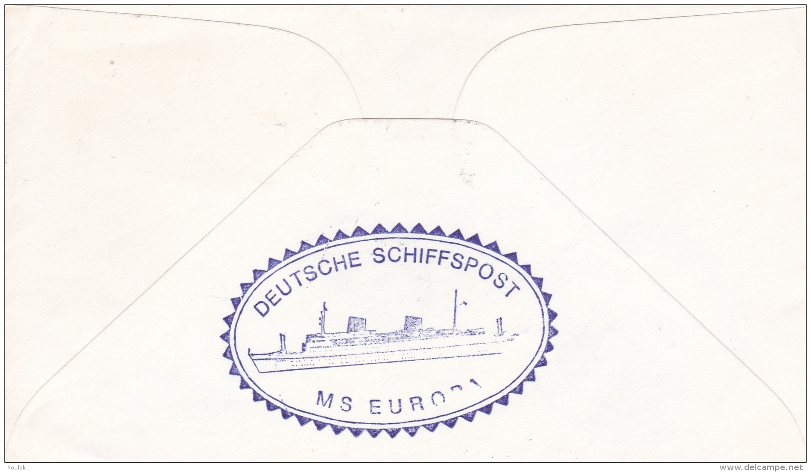 Ship Cover: M/S Europa On Cruise To Amazonas Brazil P/m Casablanca 1977  (DD6-31) - Barche