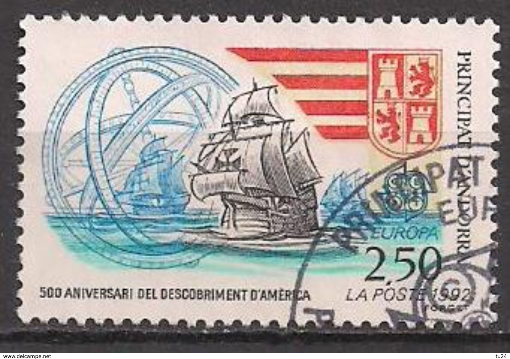 Andorra Franz.  (1992)  Mi.Nr.  437  Gest. / Used  (1fm03)  EUROPA - Usati