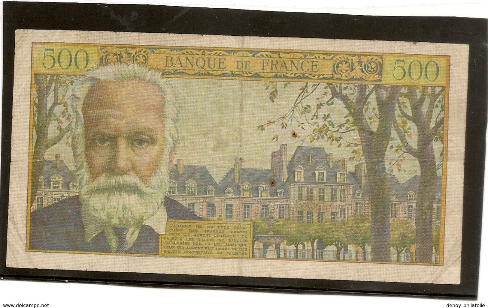 France Billet De 500 Francs Victor Hugo Référence Fayet F 35 / 6  Du 7 02   1955  TB - 500 F 1954-1958 ''Victor Hugo''