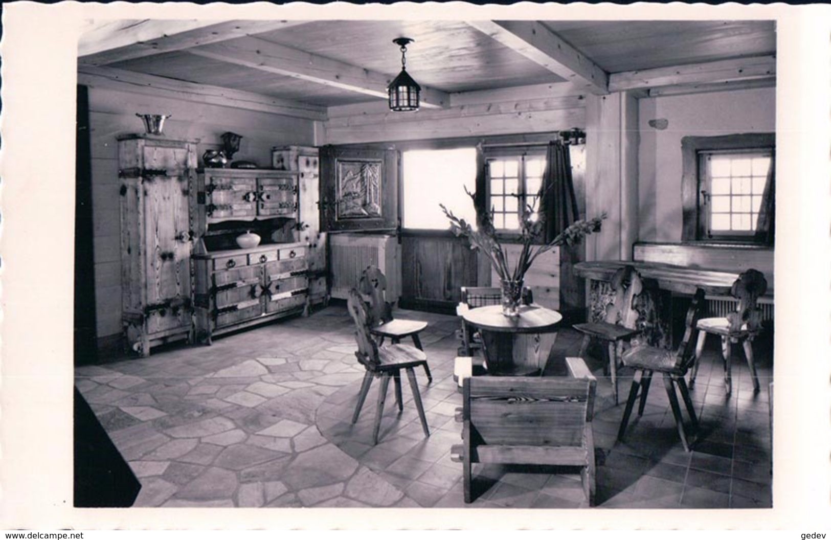 Crésuz, Intérieur Du Vieux Chalet (222) - Crésuz