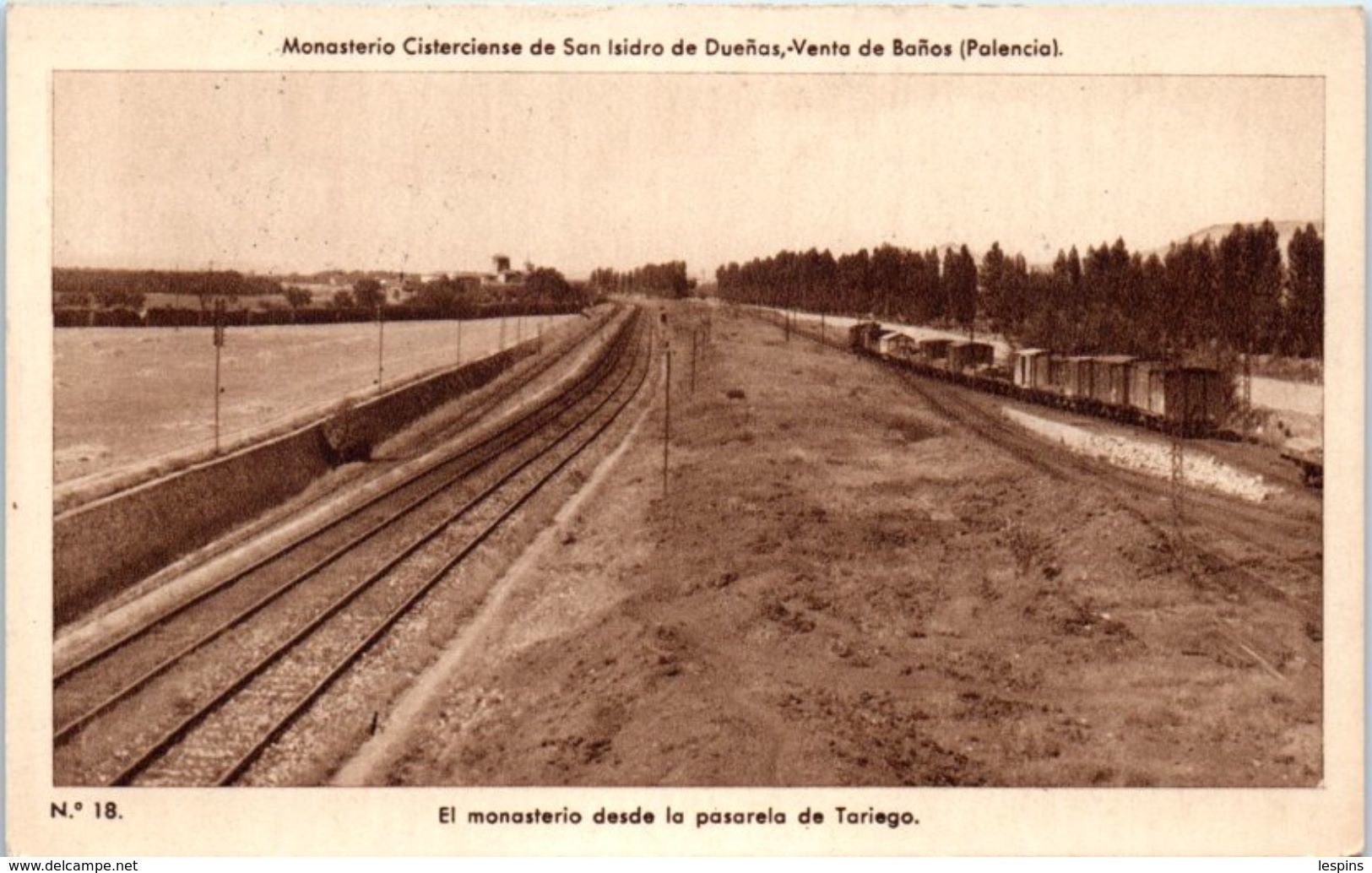 ESPAGNE  -- PALENCIA --  El Monasterio Desde La Pasarela De - Palencia