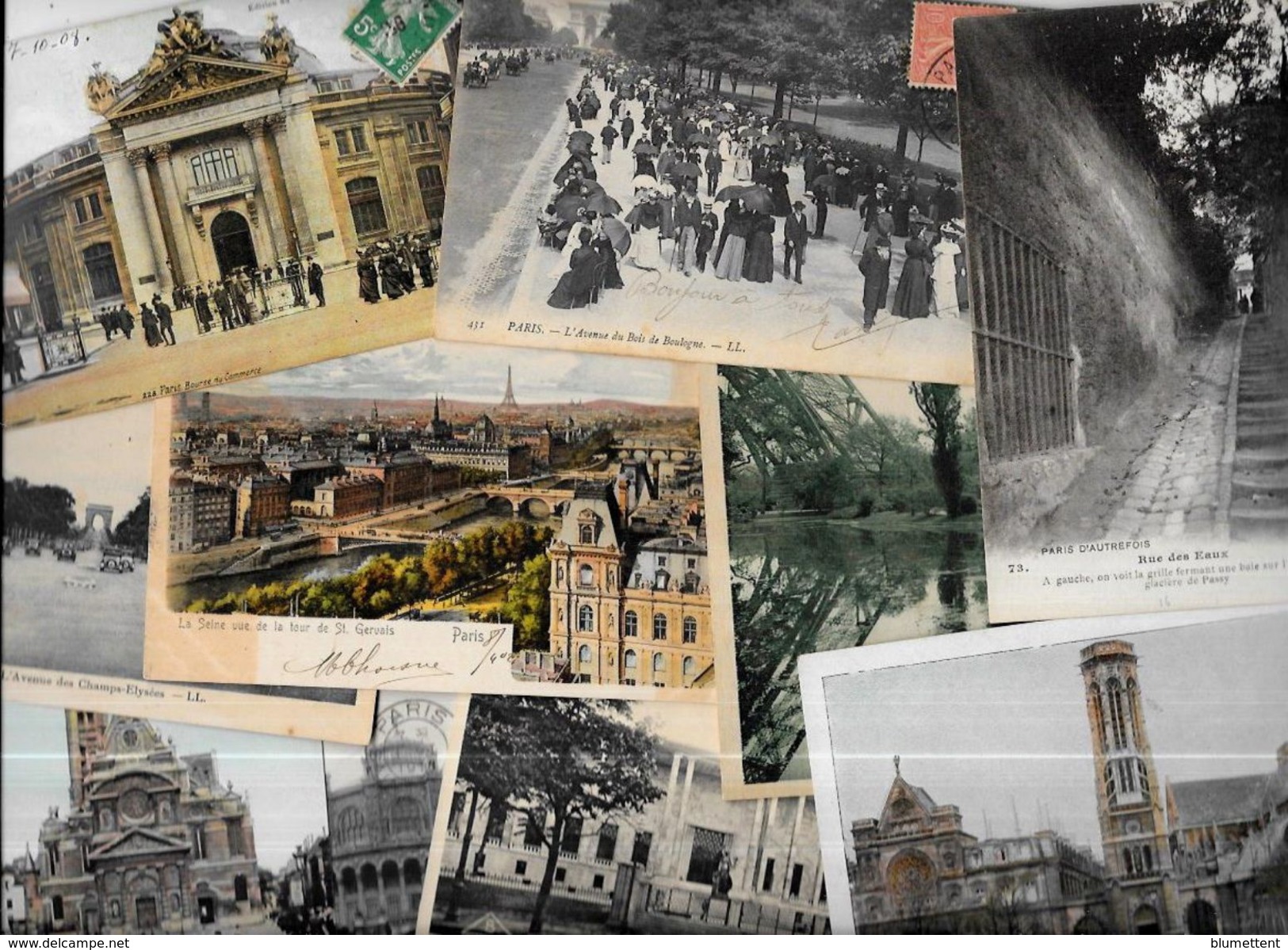 Lot 914 De 10 CPA Paris Département 75 Déstockage Pour Revendeurs Ou Collectionneurs - 5 - 99 Cartoline