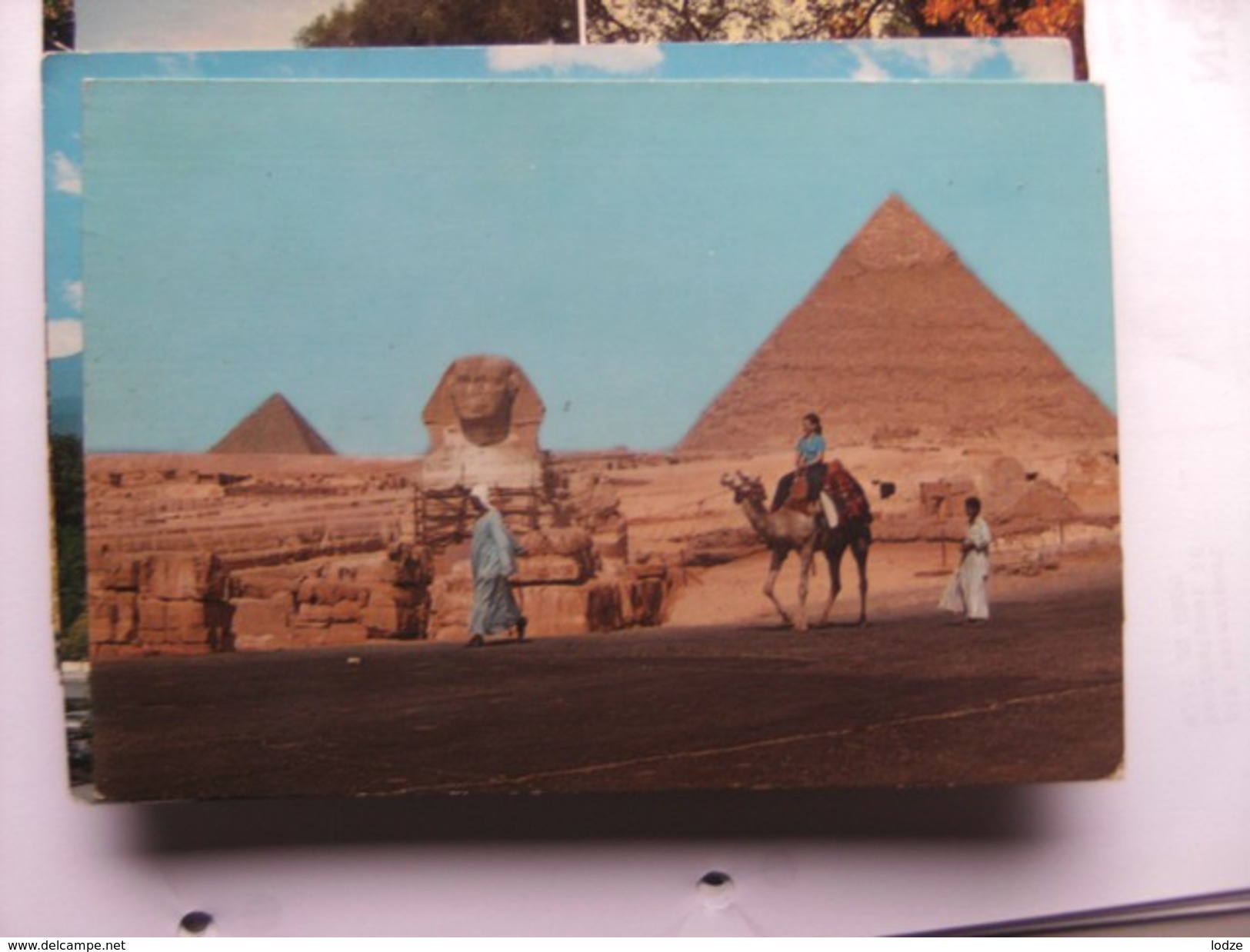 Egypte Egypt Giza Gizeh Sphinx And Pyramid - Gizeh