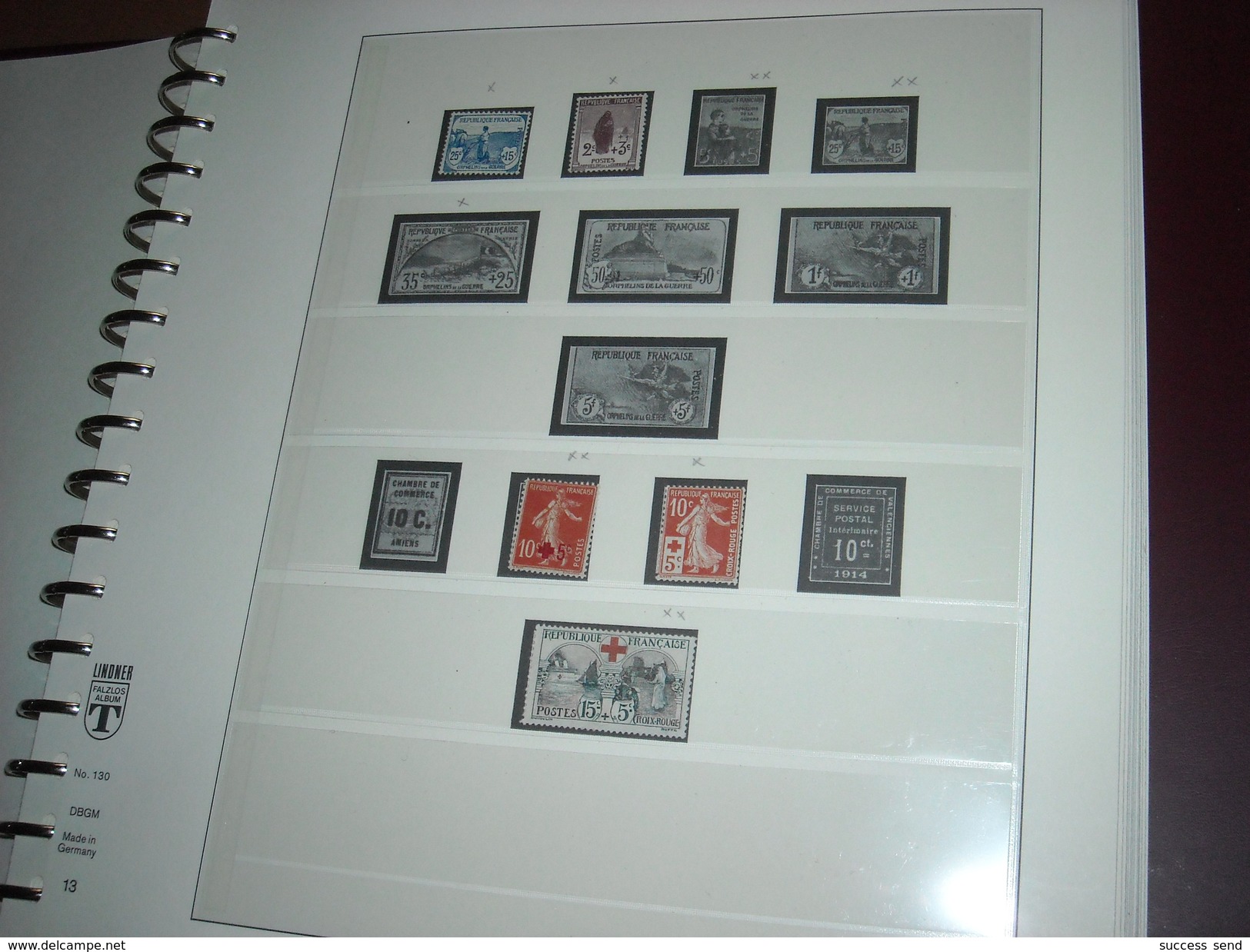 France 2 ALBUMS Timbres NEUFS**/* Cote > 5000€ !! Divers Années 1900/1957 (voir photos jointes).