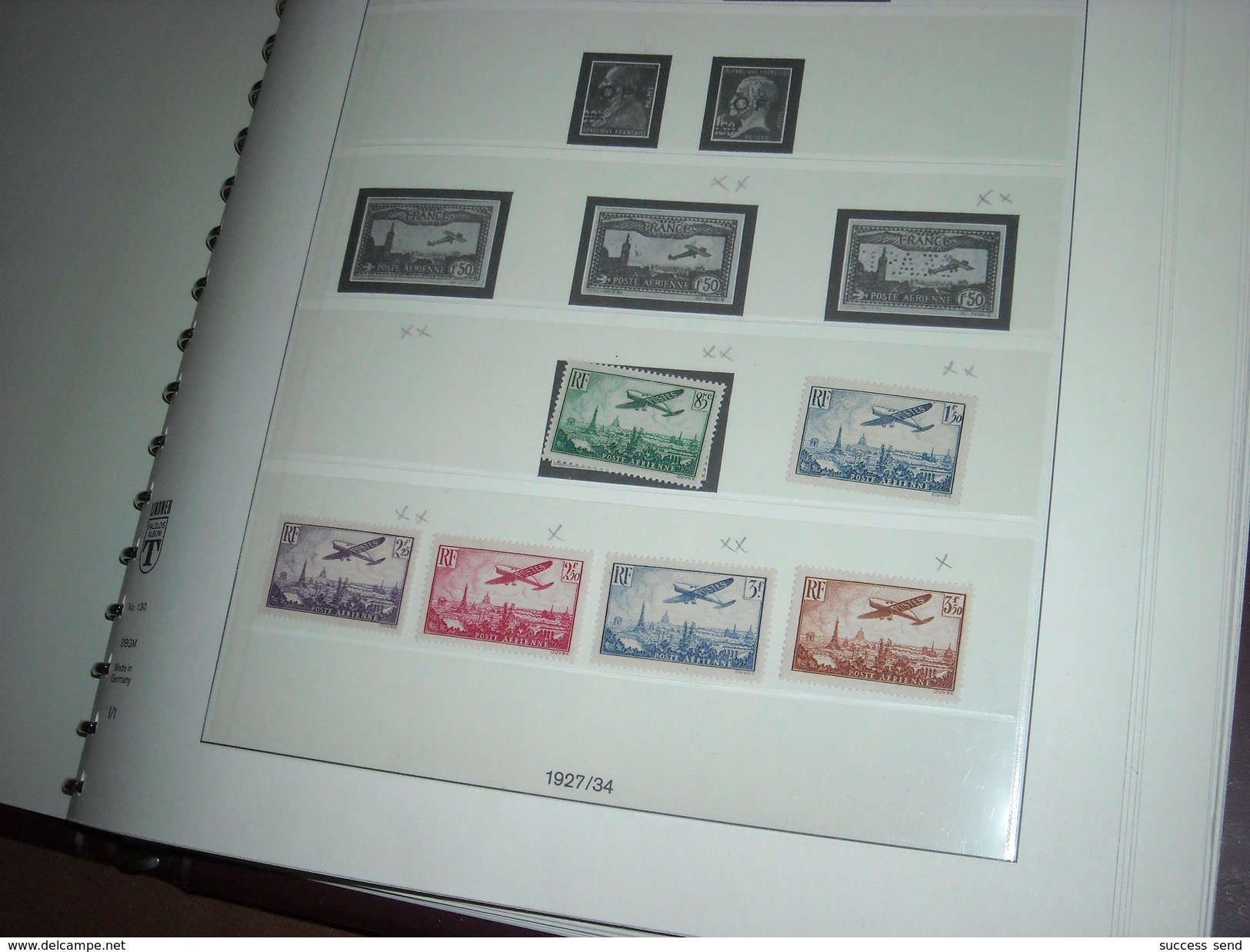 France 2 ALBUMS Timbres NEUFS**/* Cote > 5000€ !! Divers Années 1900/1957 (voir photos jointes).