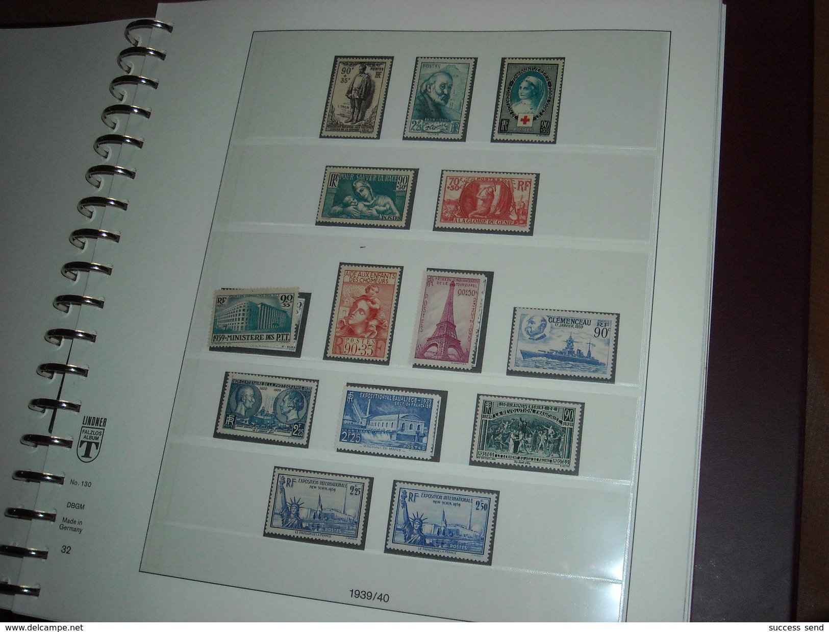 France 2 ALBUMS Timbres NEUFS**/* Cote > 5000€ !! Divers Années 1900/1957 (voir photos jointes).