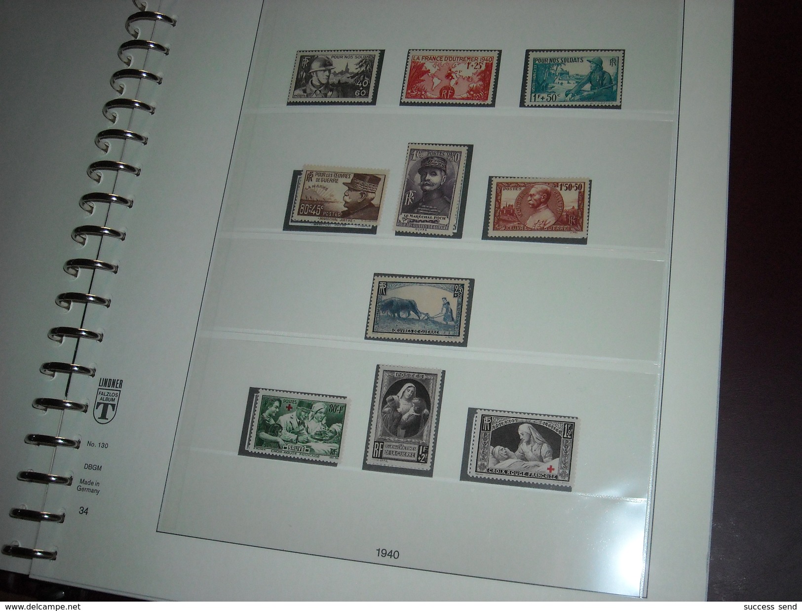 France 2 ALBUMS Timbres NEUFS**/* Cote > 5000€ !! Divers Années 1900/1957 (voir photos jointes).