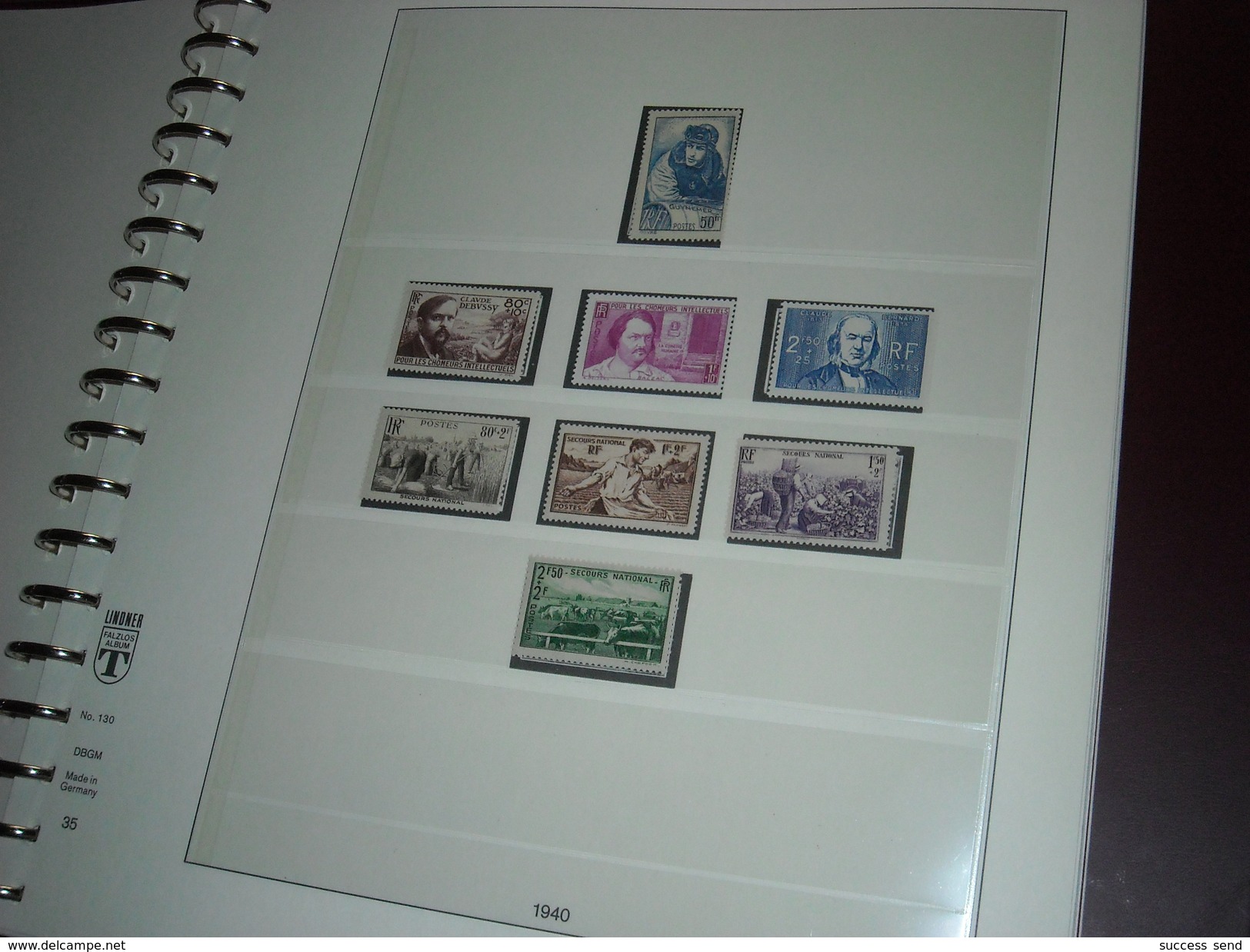 France 2 ALBUMS Timbres NEUFS**/* Cote > 5000€ !! Divers Années 1900/1957 (voir photos jointes).