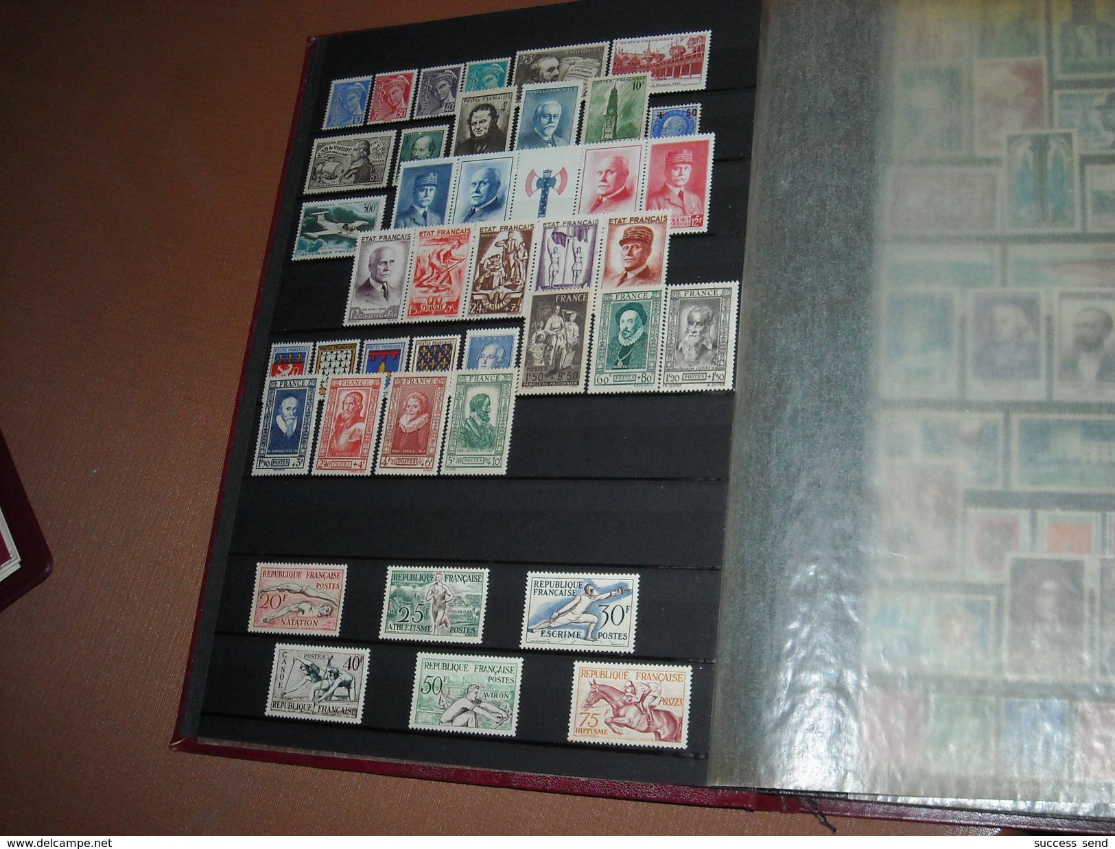 France 2 ALBUMS Timbres NEUFS**/* Cote > 5000€ !! Divers Années 1900/1957 (voir photos jointes).