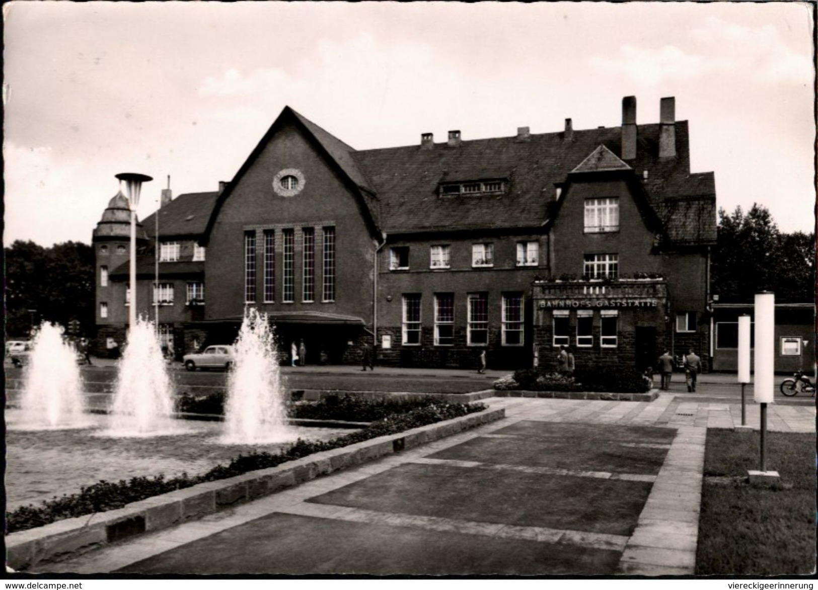 !  1964 Ansichtskarte Bahnhof Bonn Bad Godesberg - Stations - Zonder Treinen