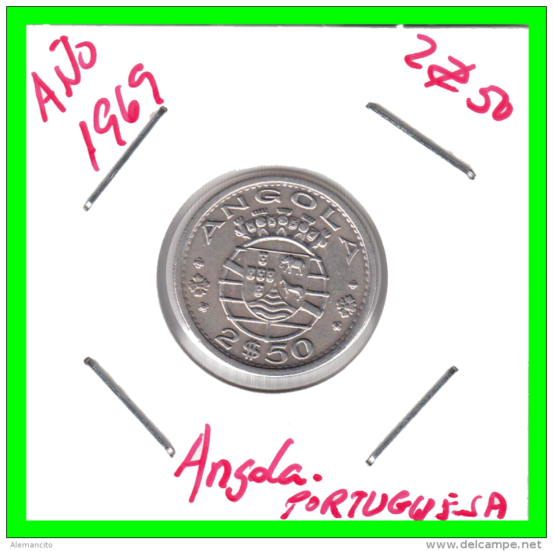 PORTUGAL/MONEDA RÉPUBLICA &gt; 2.5 ESCUDOS AÑO 1969   (  ANGOLA  ) - Portugal