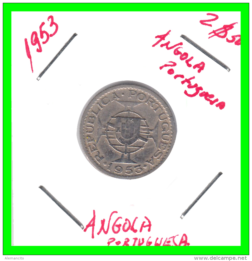 PORTUGAL/MONEDA RÉPUBLICA &gt; 2.5 ESCUDOS AÑO 1953   (  ANGOLA  ) - Portugal