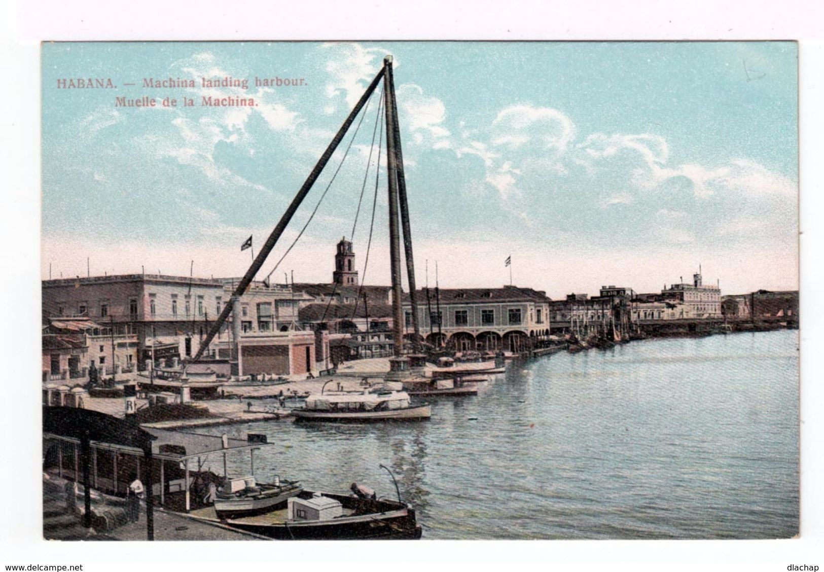 La Havane. Habana. Machina Landing Harbour. (1929r) - Cuba