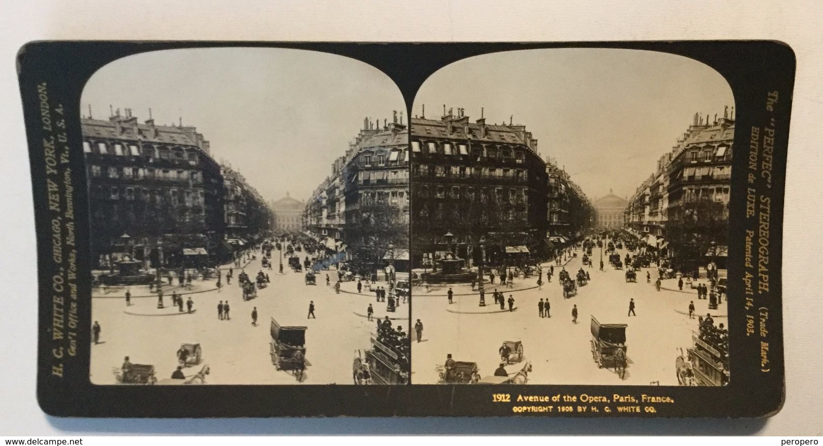 Photo Stéréoscopique STEREO Stereoview  PARIS - Stereo-Photographie