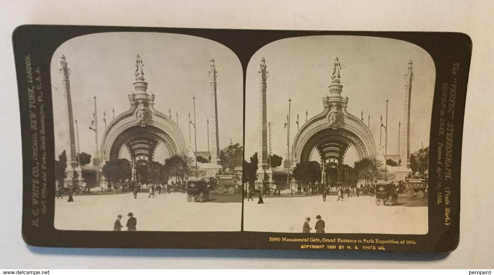 Photo Stéréoscopique STEREO Stereoview  PARIS - Stereo-Photographie