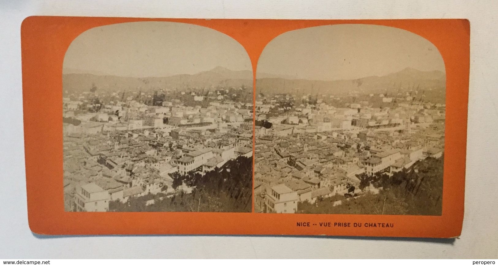 Photo Stéréoscopique STEREO Stereoview  NICE - Stereo-Photographie