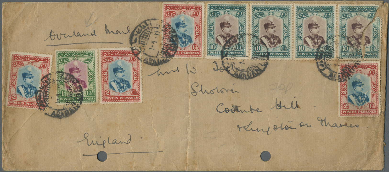 **/*/O/Br/GA Iran: 1917/44 (ca.), Massive Specialized Collection Mounted On Pages Inc. Inverted Ovpts., Many Cove - Iran