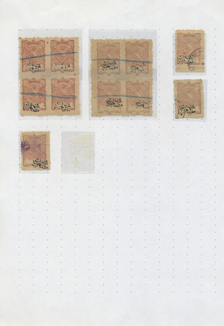 **/*/O/Br/GA Iran: 1917/44 (ca.), massive specialized collection mounted on pages inc. inverted ovpts., many cove