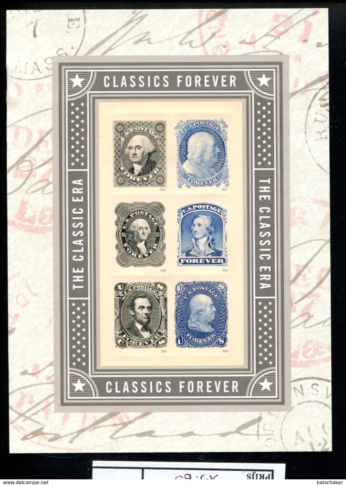 431472984 2016 DB USA POSTFRIS MINT NEVER HINGED POSTFRISCH EINWANDFREI ETAT NEUF SCOTT 5079 CLASSICS FOREVER - Ongebruikt