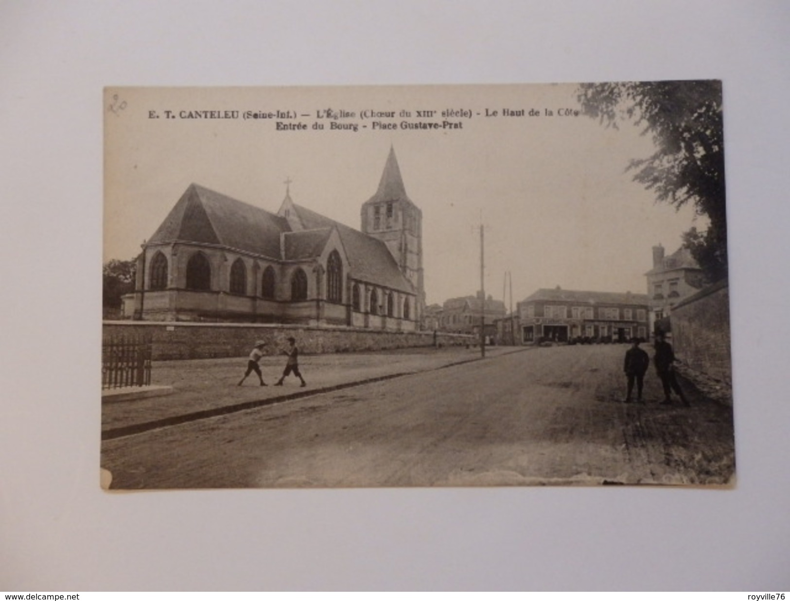 Canteleu, L'église. Le Haut De La Côte, Entréedu Bourg, Place Gustave-Prat. - Canteleu