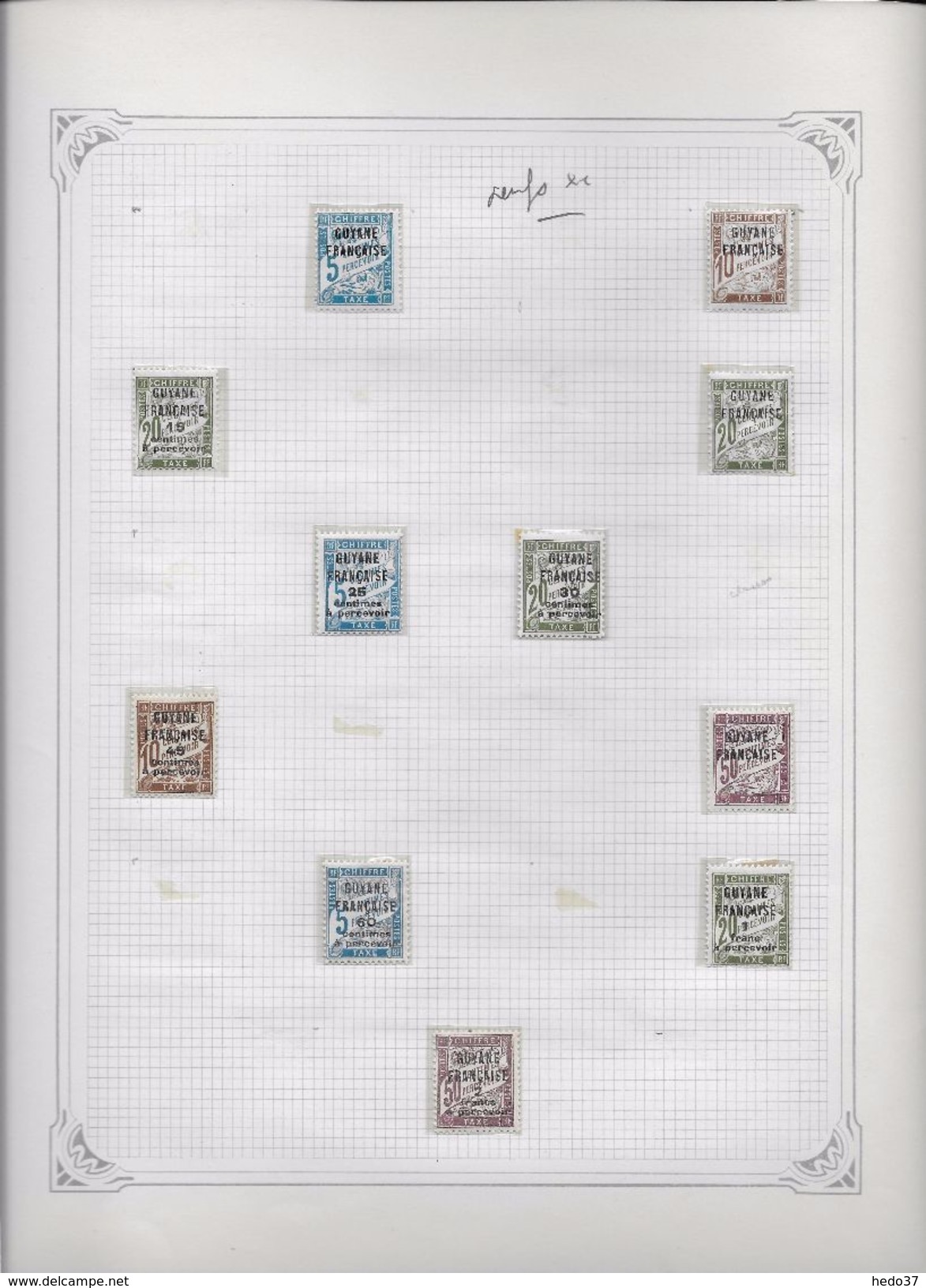 Guyane - Collection Vendue Page Par Page - Timbres Neufs */ Oblitérés- Qualité B/TB - Andere & Zonder Classificatie