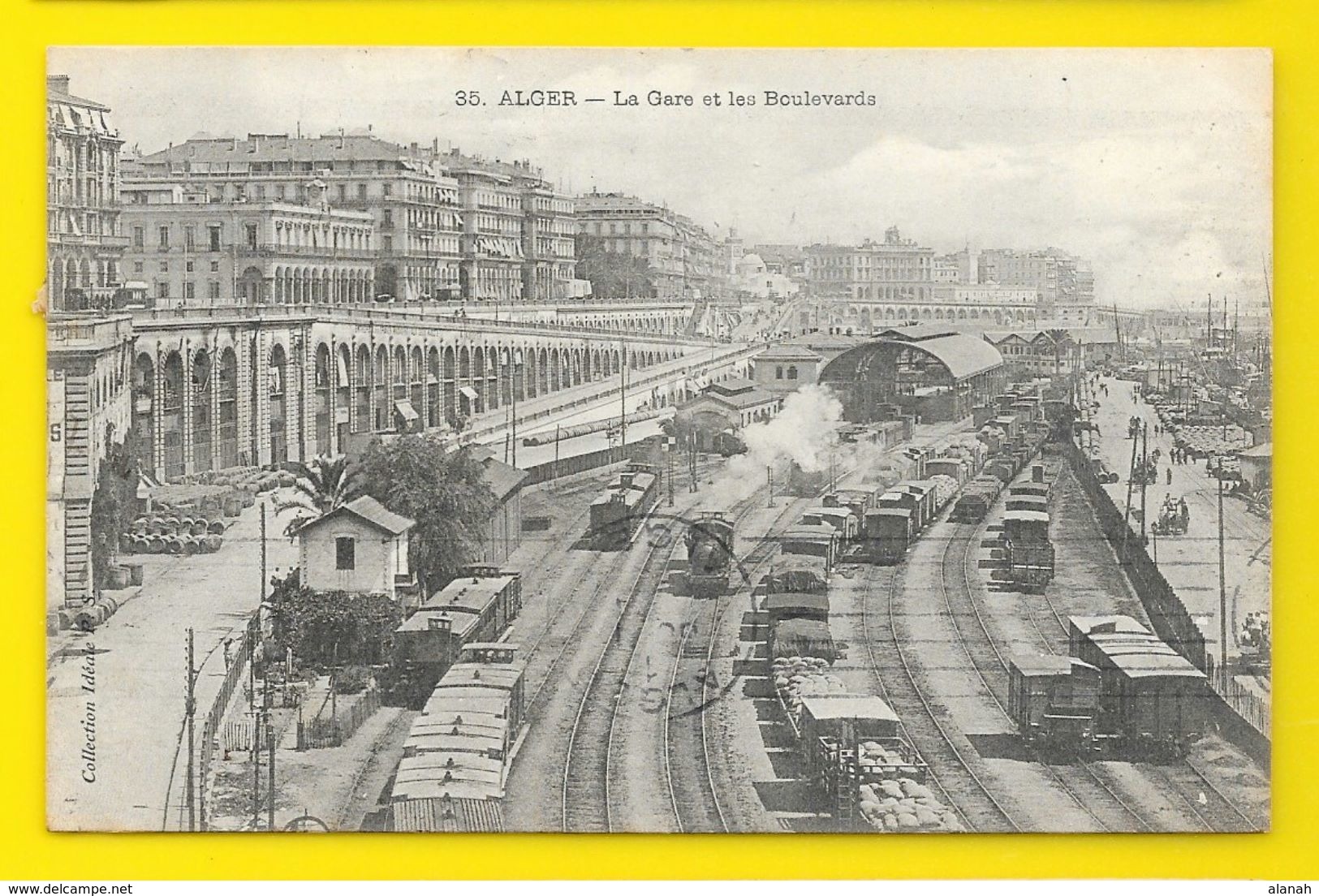 ALGER La Gare Et Les Boulevards (Collection Idéale P.S) Algérie - Alger