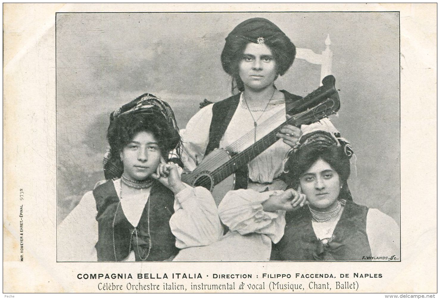 N°58061 -cpa Compagnia Bella Italia -direction Filippo Faccenda De Naples- - Napoli