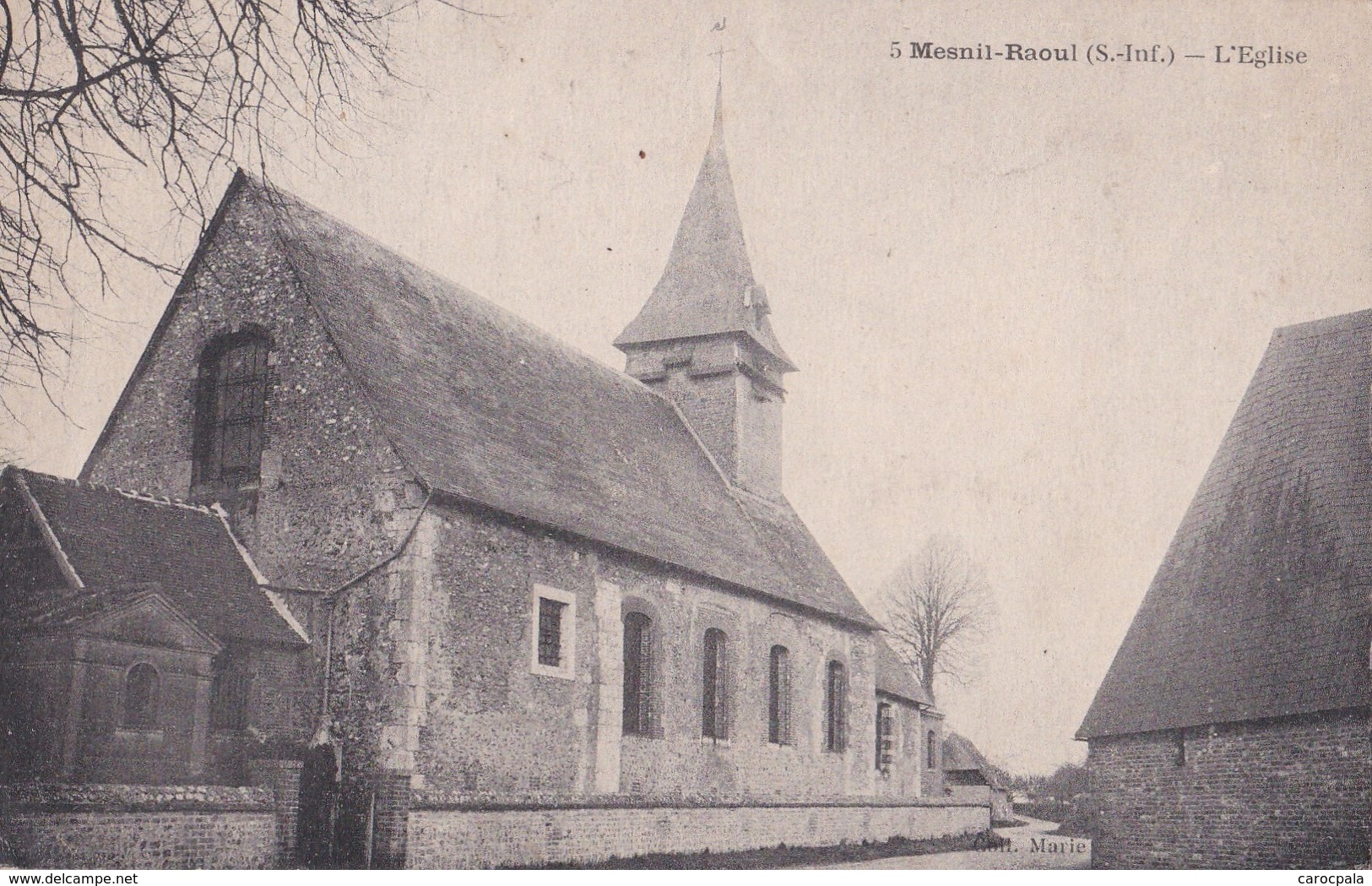 Carte 1920 MESNIL RAOUL / L'EGLISE - Autres & Non Classés