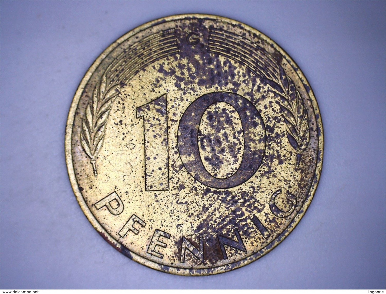 ALLEMAGNE  10 PFENNIG 1971 G - 10 Pfennig