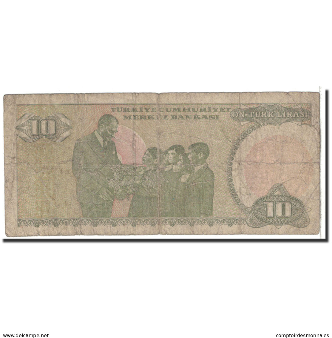 Billet, Turquie, 10 Lira, 1970, Undated, KM:192, B - Turquie