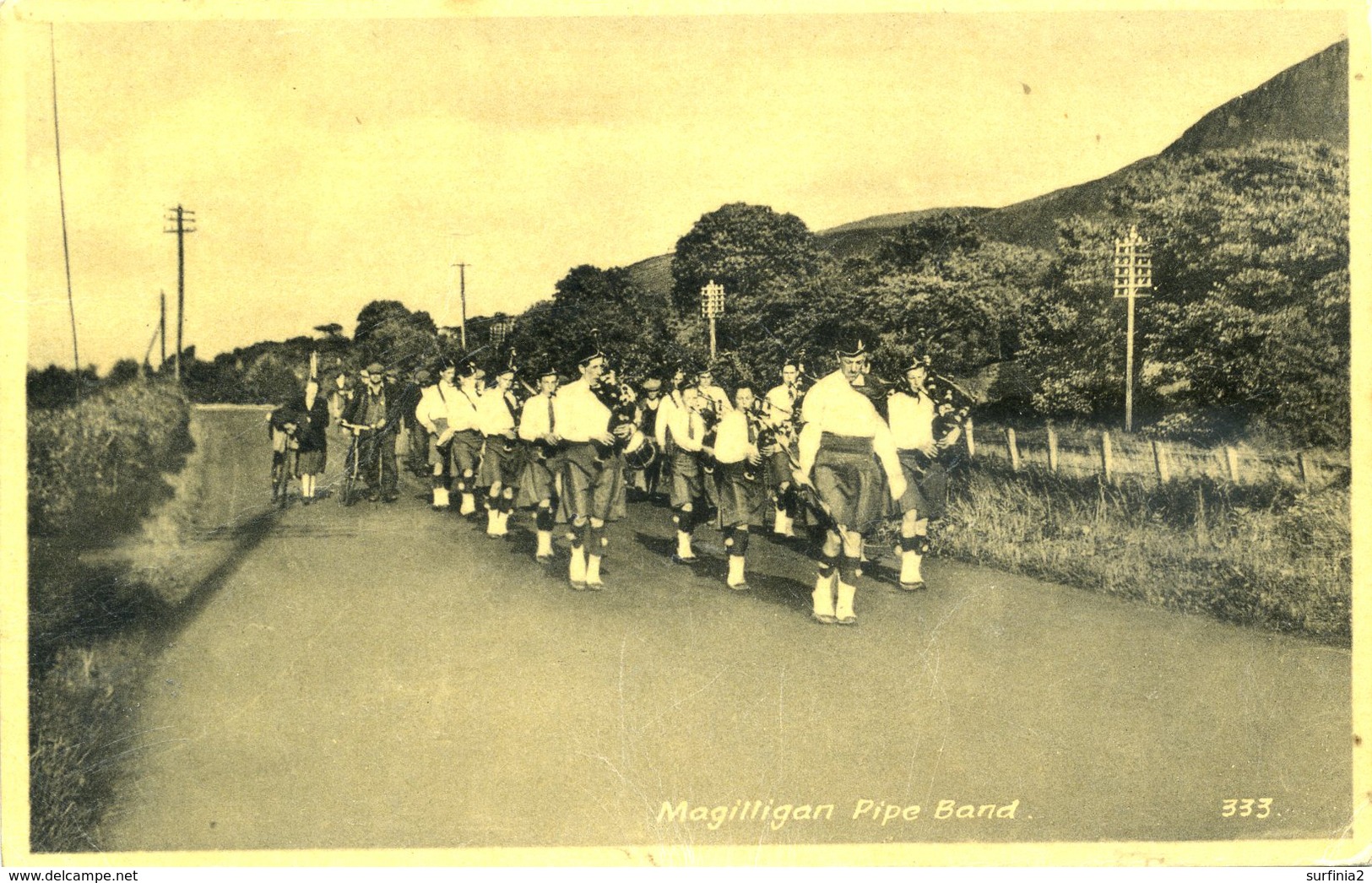 DERRY - MAGILLIGAN PIPE BAND  I423 - Londonderry