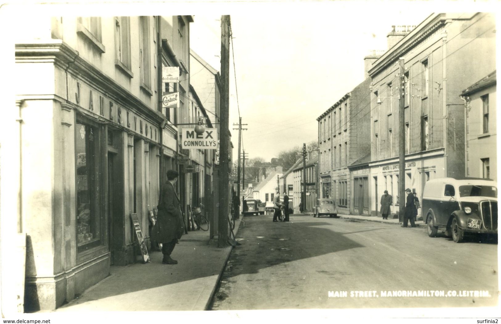 LEITRIM - MANORHAMILTON - MAIN STREET - ANIMATED RP  I429 - Leitrim