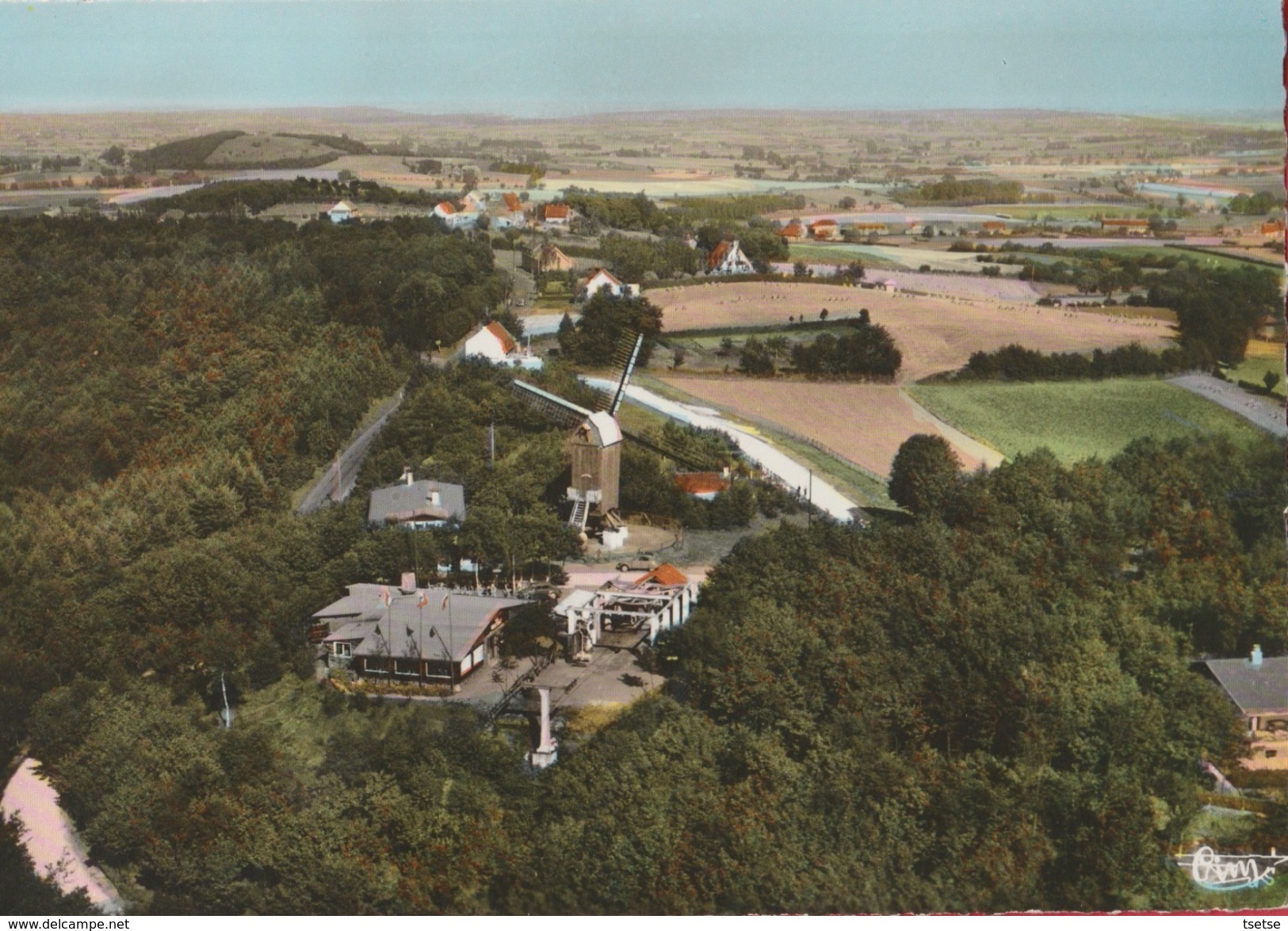 Westouter - Rodeberg - Lystermolen En Molenhof ...Luchtopname - 1965 - Heuvelland