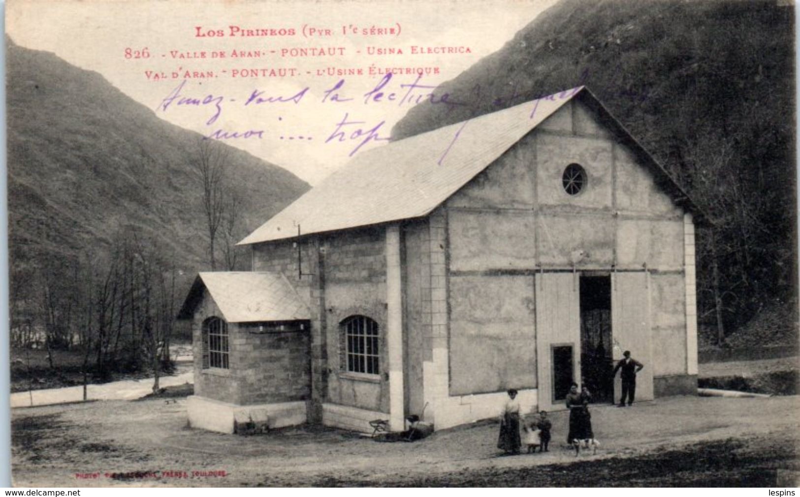 ESPAGNE -- PONTAUT - Valle De Aran - Usine Electrica - Lérida