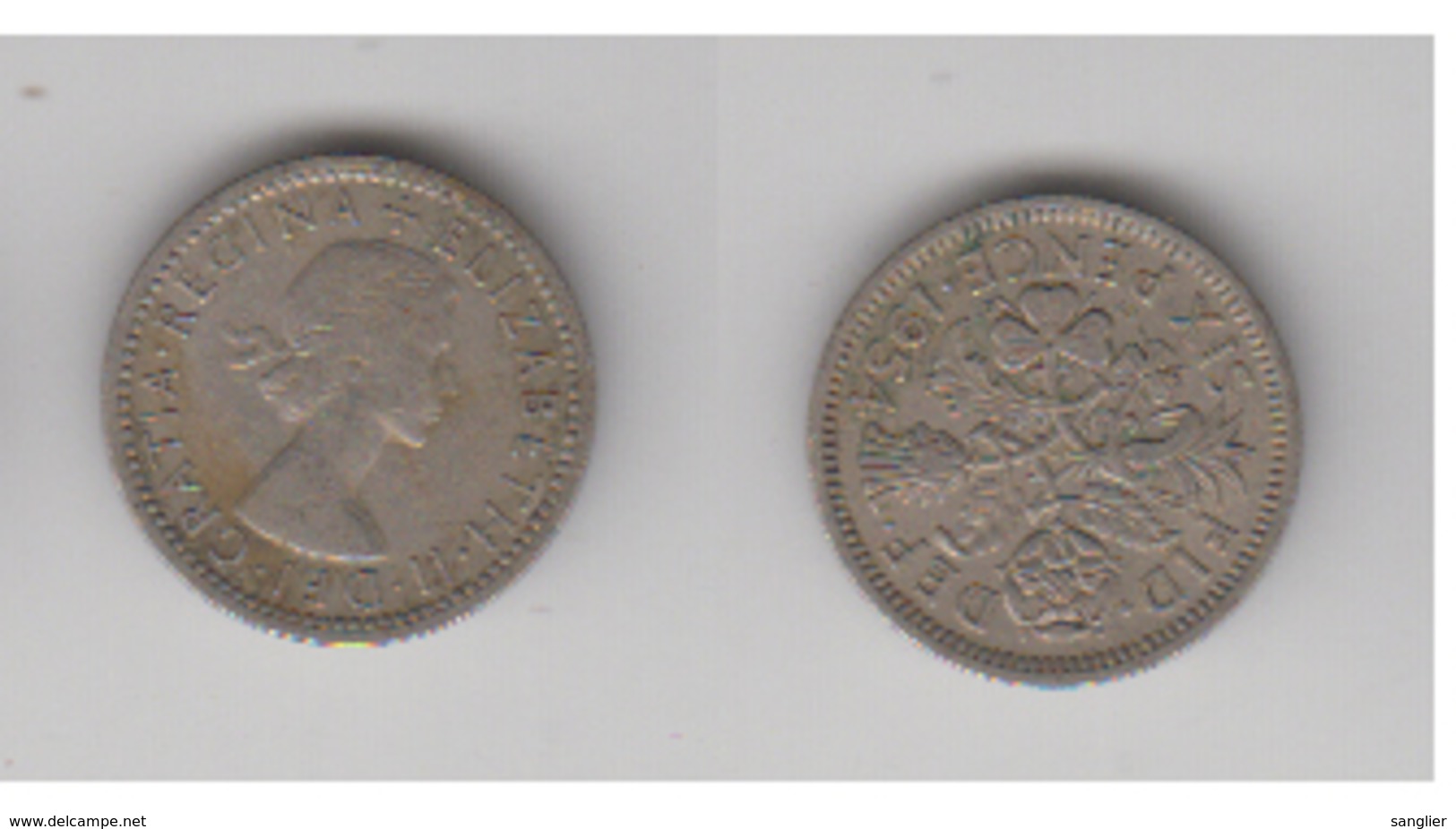 SIX PENCE 1954 - H. 6 Pence