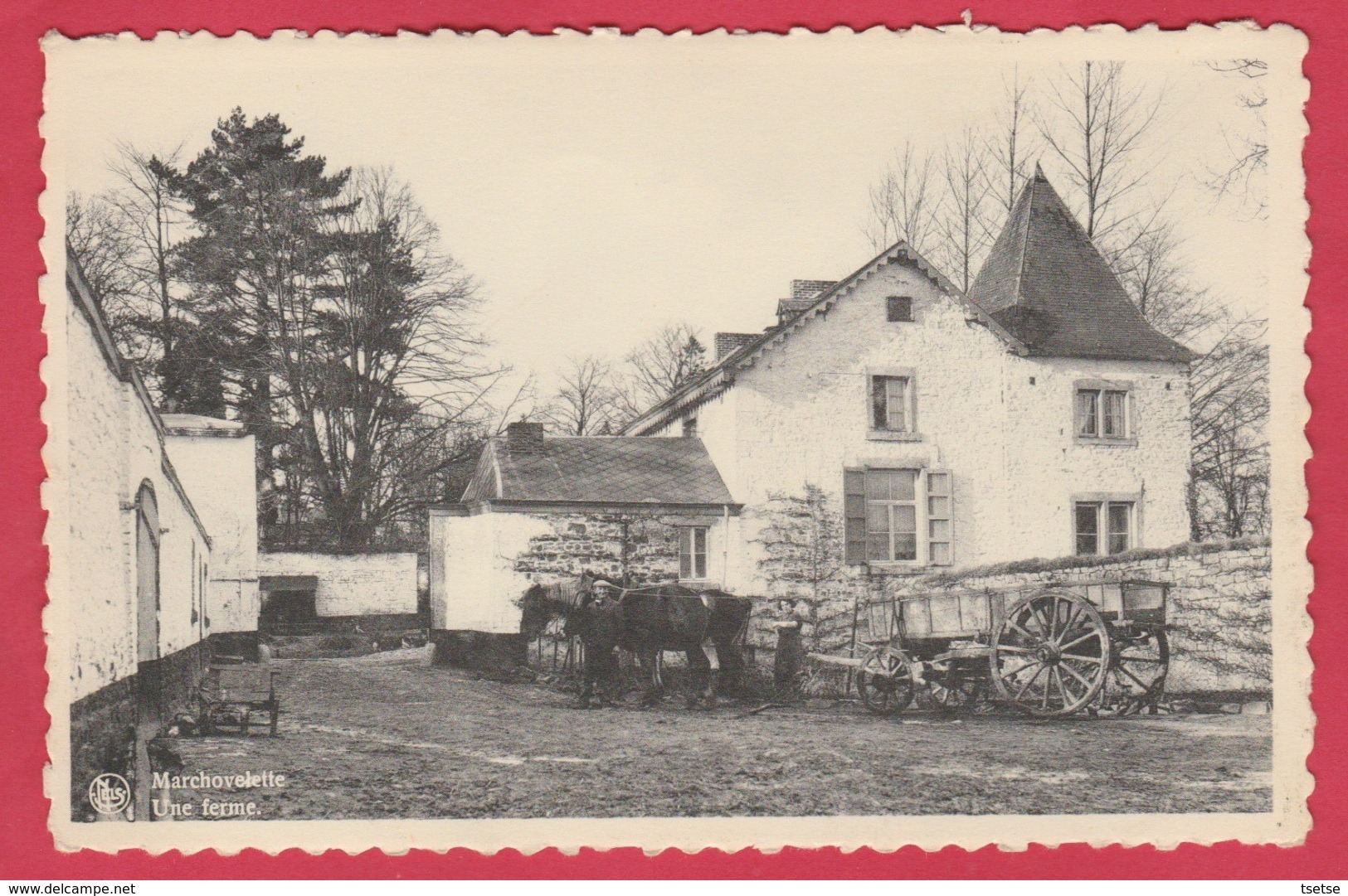 Marchovelette - Une Ferme ... Attelage De Chevaux ( Voir Verso ) - Fernelmont