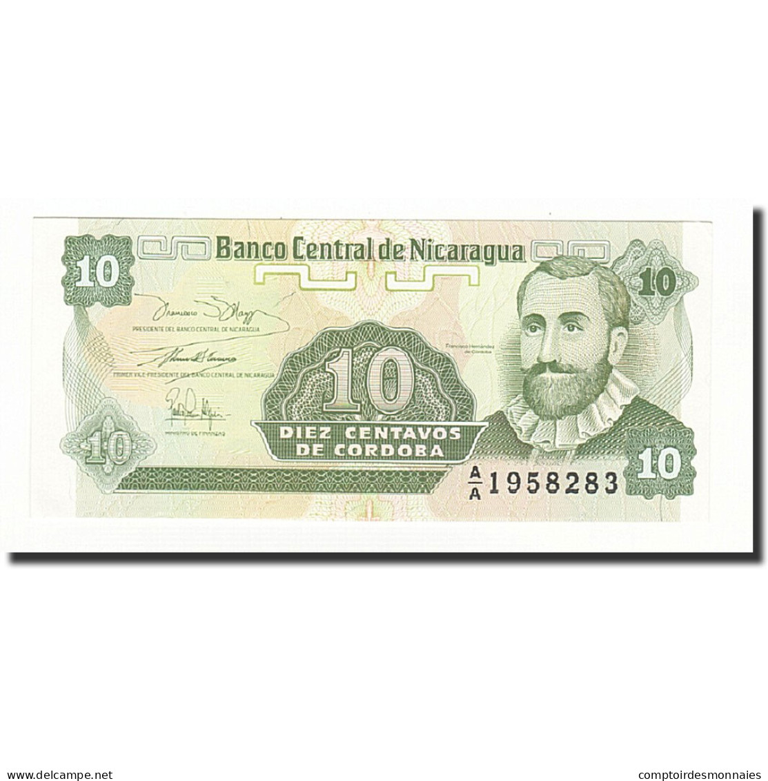 Billet, Nicaragua, 10 Centavos, Undated (1991), KM:169a, SPL+ - Nicaragua