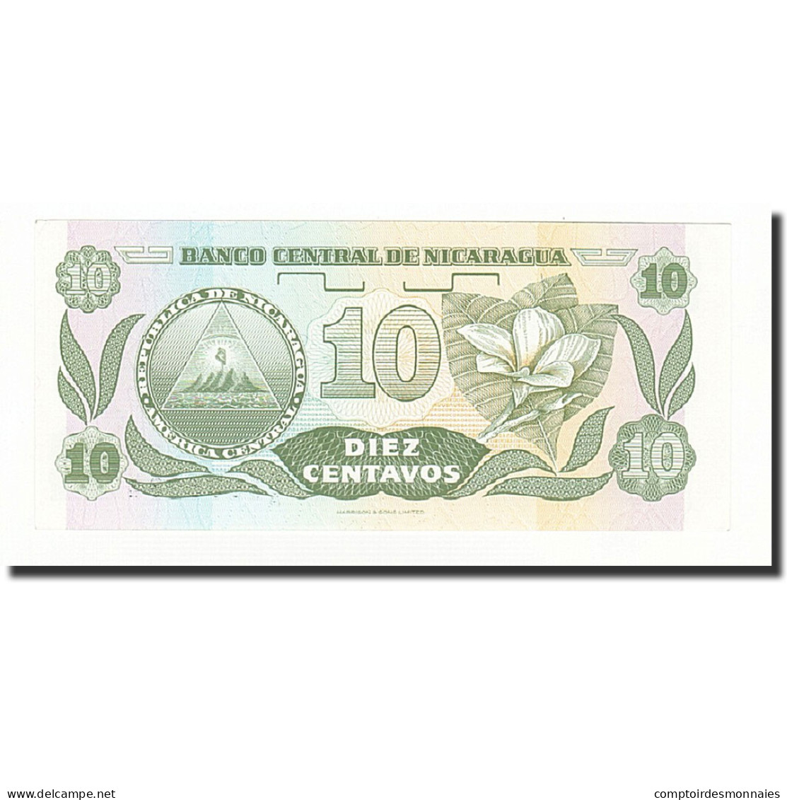 Billet, Nicaragua, 10 Centavos, Undated (1991), KM:169a, SPL+ - Nicaragua