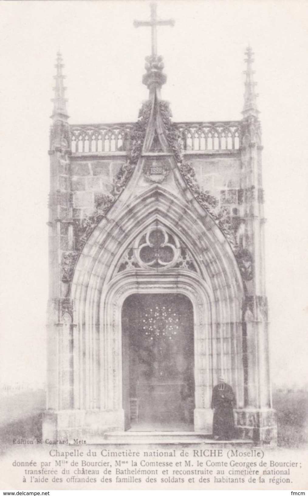 Cimetière De Riche (bataille De Morhange). Entrée De La Chapelle - Autres & Non Classés