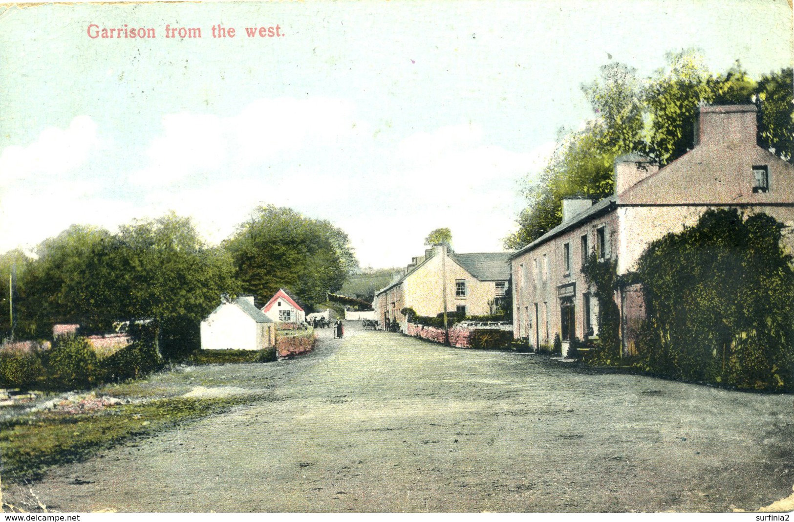 FERMANAGH - GARRISON FROM THE WEST  I454 - Fermanagh