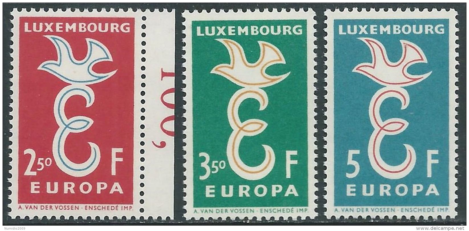 1958 EUROPA CEPT LUSSEMBURGO MNH ** - R35-3 - 1958