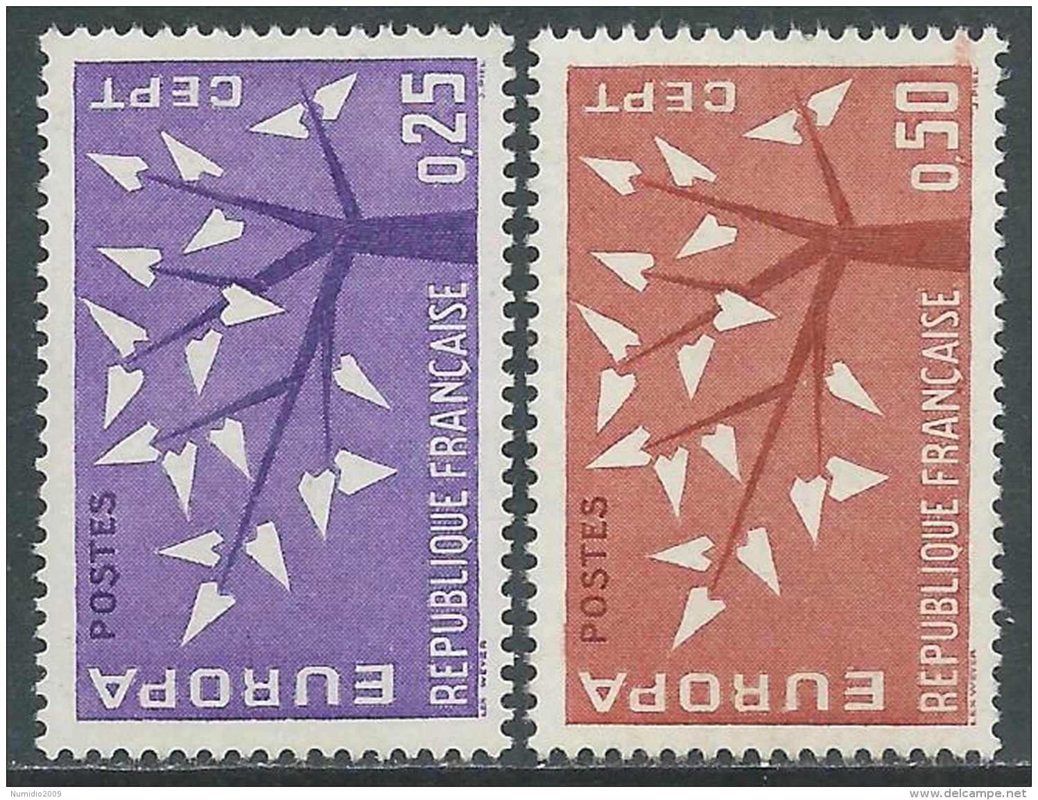 1972 EUROPA CEPT FRANCIA MNH ** - R35-5 - 1972