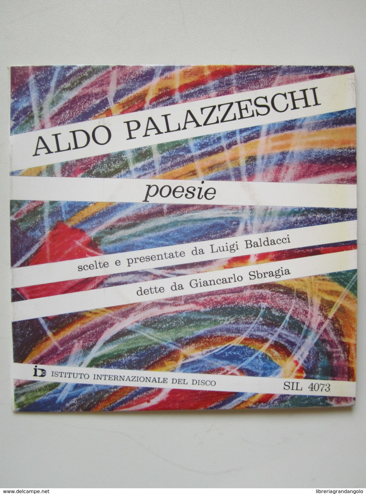 Poesie Aldo Palazzeschi Lette Da Giancarlo Sbragia Disco Vinile 33 Giri Anni '50 - Altri & Non Classificati