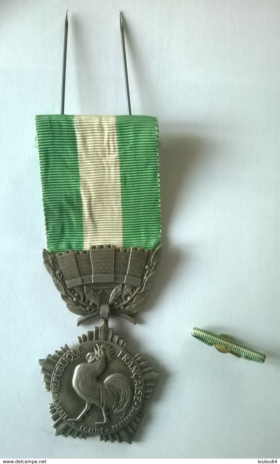 Médaille - REPUBLIQUE FRANCAISE - Liberté-égalité-fraternité -COLLECTIVITES LOCALES - Graveur G. CROUZAT - - Autres & Non Classés