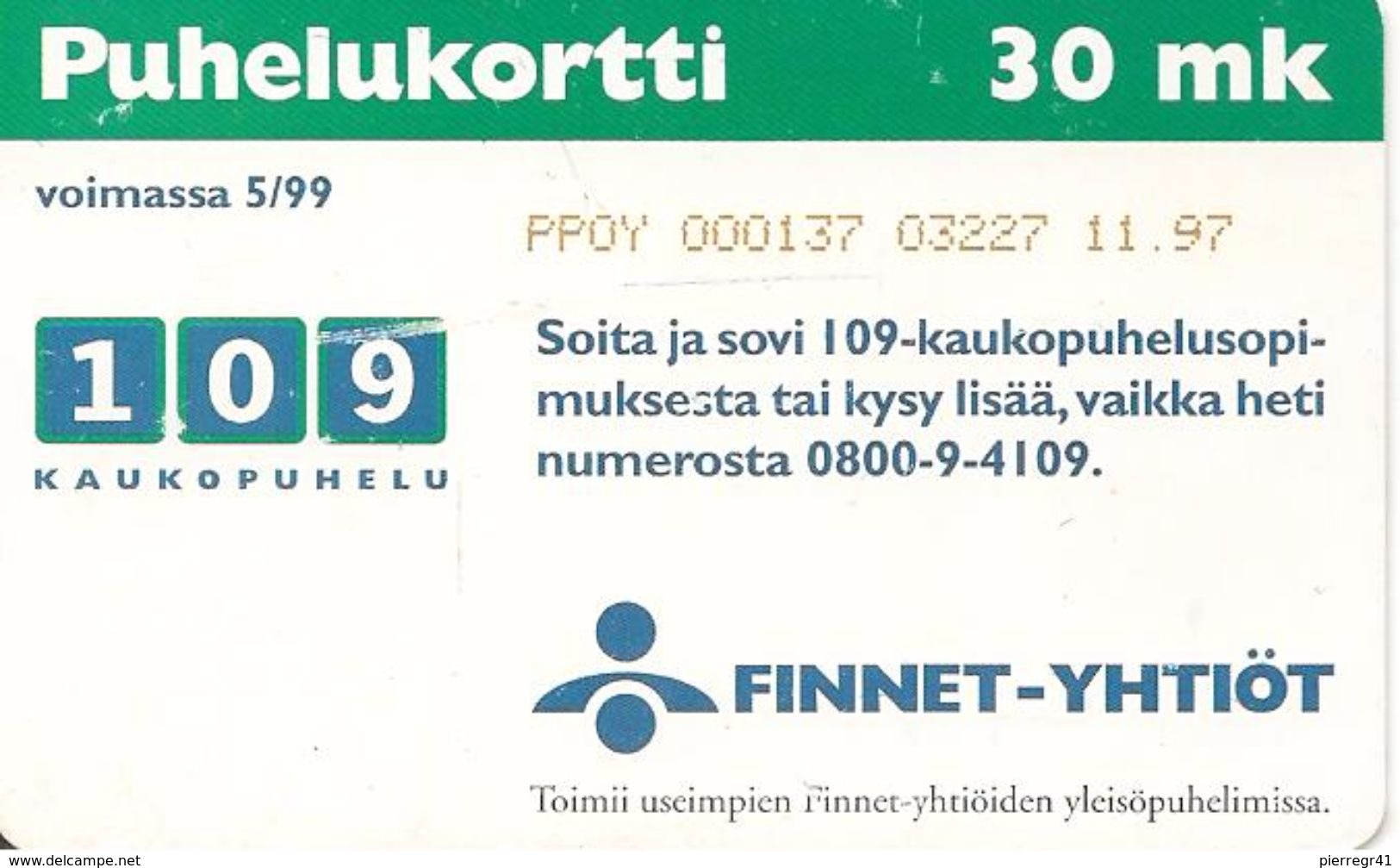 CARTE#-PUCE -FINLANDE-30MK-GEM-05/99-COUPLE-BE - Finlande