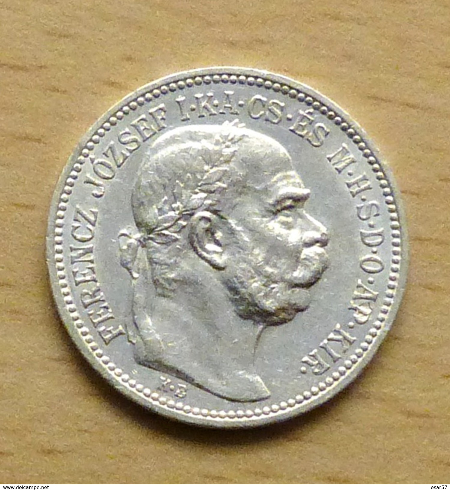 HONGRIE 1 Korona 1915 En Argent - Hongrie